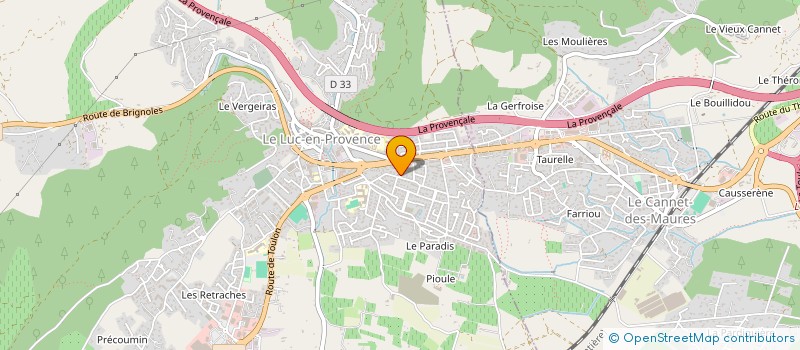 localisation de l'entreprise MONSIEUR LUCAS ALAVOINE  FLASSANS-SUR-ISSOLE