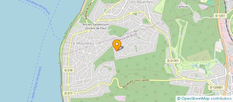 localisation de l'entreprise MONSIEUR LUCAS ALEXIS MARIE STABLO à LA TESTE-DE-BUCH