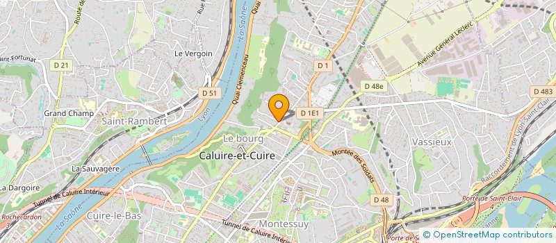 localisation de l'entreprise MONSIEUR LUCAS ALIBERT à CALUIRE-ET-CUIRE
