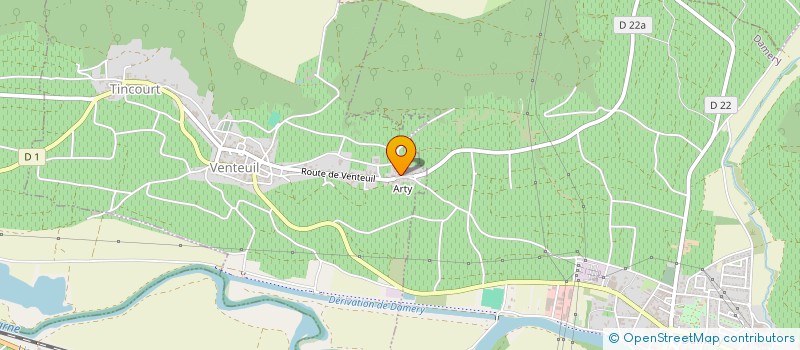 localisation de l'entreprise MONSIEUR LUCAS ALLAIT  VENTEUIL