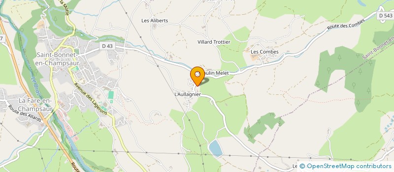 localisation de l'entreprise MONSIEUR LUCAS ALLOSIA à SAINT-JULIEN-EN-CHAMPSAUR
