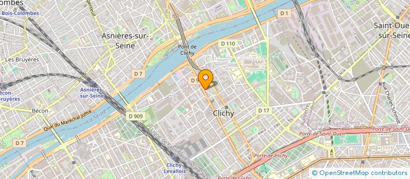 localisation de l'entreprise MONSIEUR LUCAS ALLOUETEAU à CLICHY