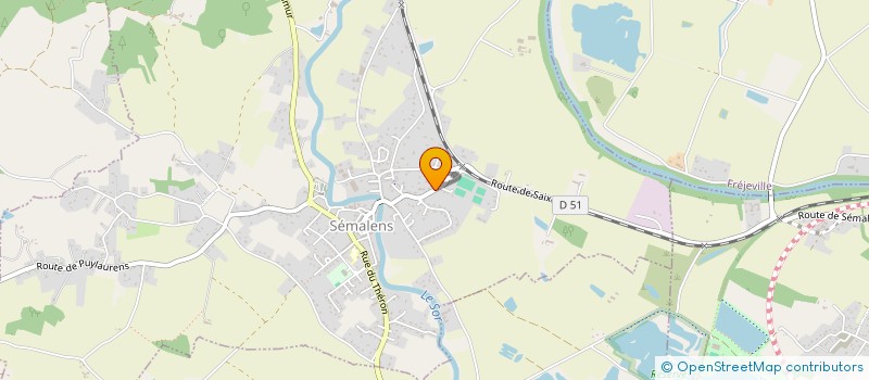 localisation de l'entreprise MONSIEUR LUCAS ALVAREZ-MAZELLIER  SEMALENS