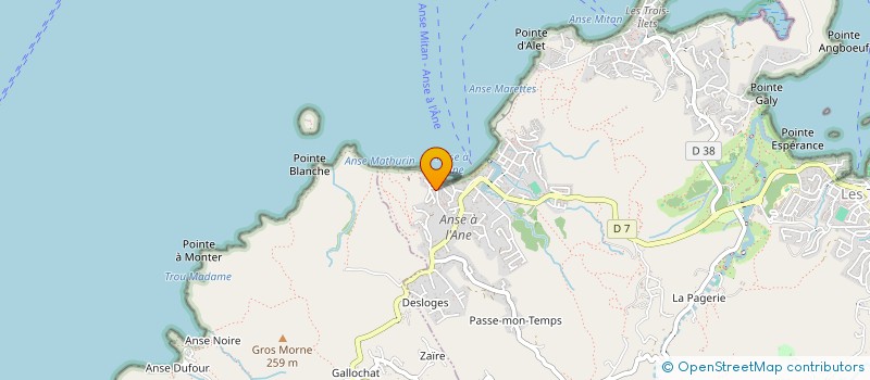 localisation de l'entreprise MONSIEUR LUCAS ANDREANI  LES TROIS-ILETS