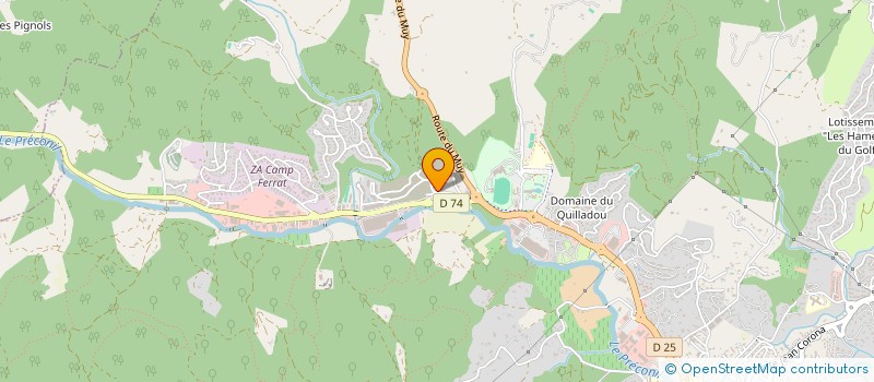 localisation de l'entreprise MONSIEUR LUCAS ANGELO  LE PLAN-DE-LA-TOUR