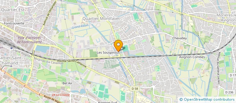 localisation de l'entreprise MONSIEUR LUCAS ARNAUD  AVIGNON