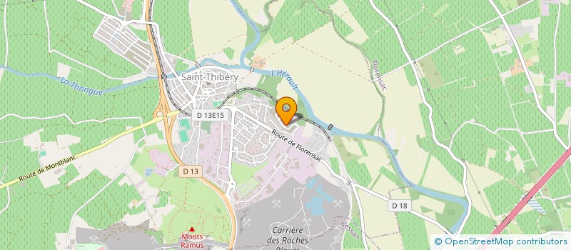 localisation de l'entreprise MONSIEUR LUCAS ASTIER  SAINT-THIBERY