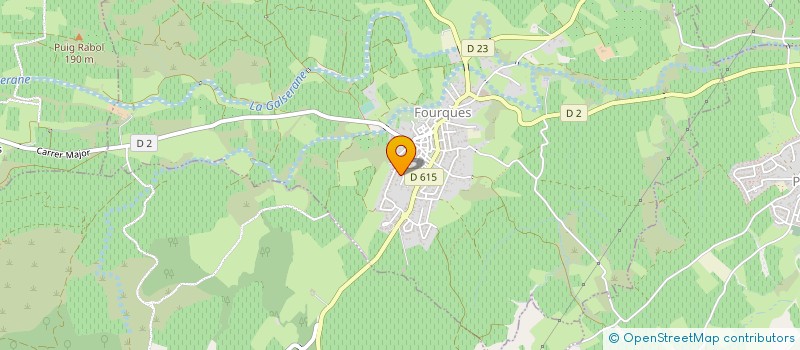 localisation de l'entreprise MONSIEUR LUCAS AUBOUIN à FOURQUES