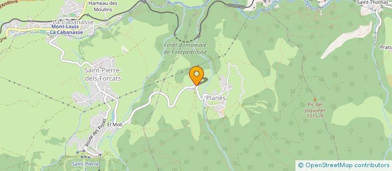 localisation de l'entreprise MONSIEUR LUCAS AUDEBET  PLANES