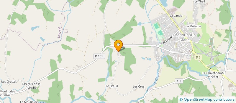 localisation de l'entreprise MONSIEUR LUCAS AZEMAR  VEYRAC