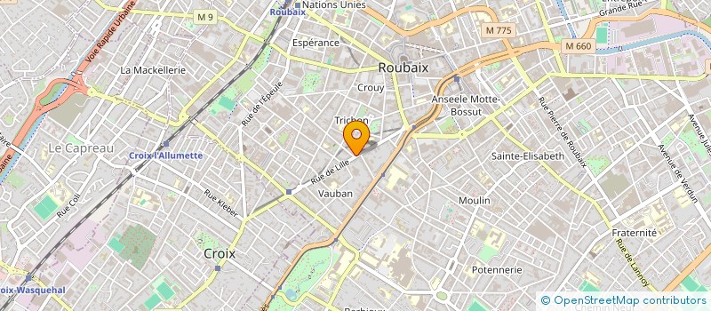 localisation de l'entreprise MONSIEUR LUCAS BABASASA  ROUBAIX