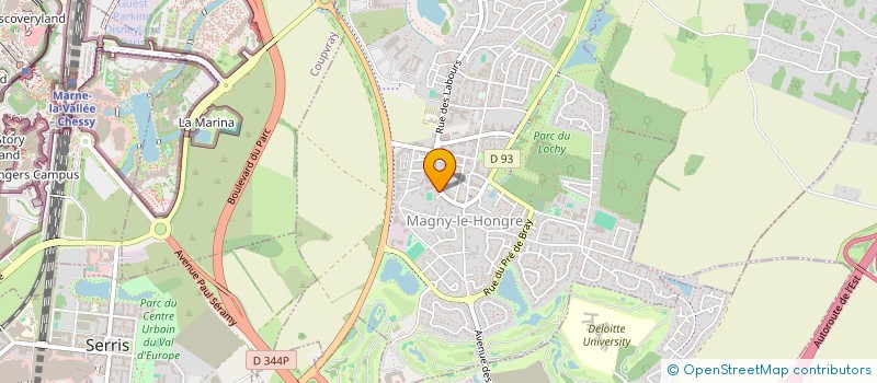 localisation de l'entreprise MONSIEUR LUCAS BALTAR  MAGNY-LE-HONGRE