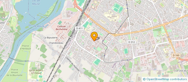 localisation de l'entreprise MONSIEUR LUCAS BARAVI à ANGERS