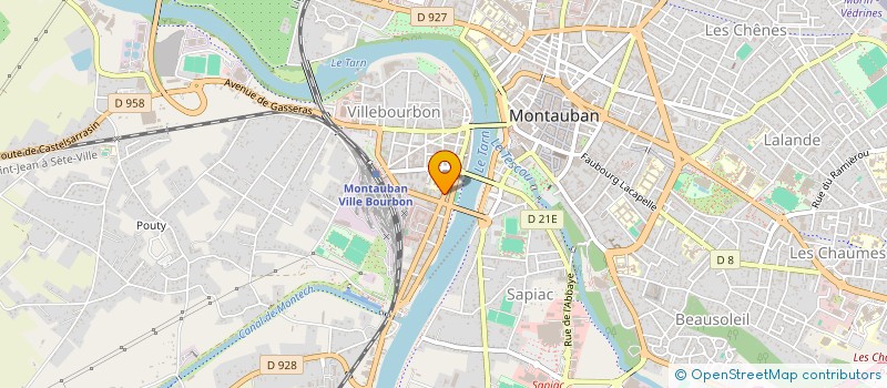 localisation de l'entreprise MONSIEUR LUCAS BARBIER  MONTAUBAN