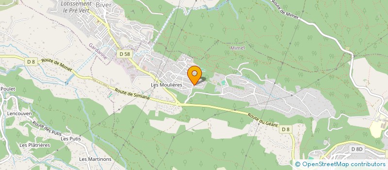 localisation de l'entreprise MONSIEUR LUCAS BARRACO  MIMET