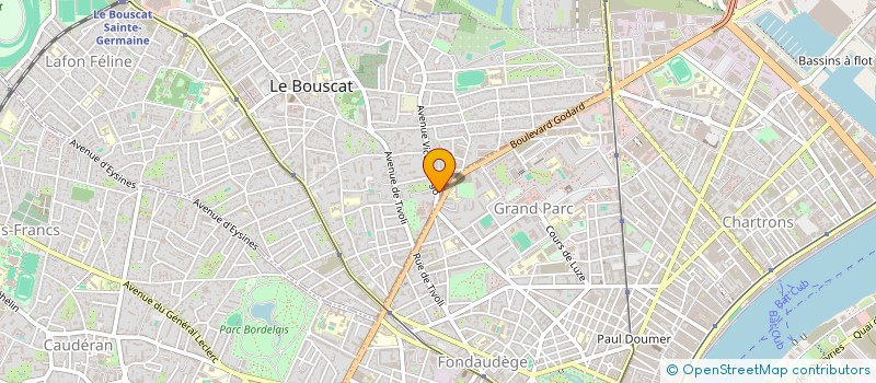 localisation de l'entreprise MONSIEUR LUCAS BARRAU à LE BOUSCAT
