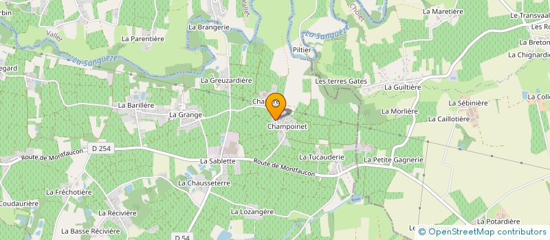 localisation de l'entreprise MONSIEUR LUCAS BARRE  MOUZILLON