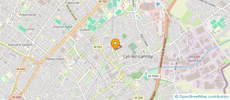 localisation de l'entreprise MONSIEUR LUCAS BARTE  LYS-LEZ-LANNOY