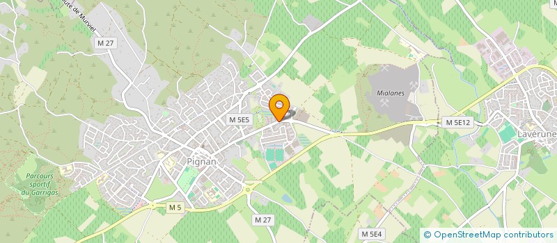 localisation de l'entreprise MONSIEUR LUCAS BARTHELEMY à PIGNAN