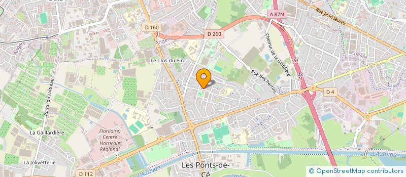 localisation de l'entreprise MONSIEUR LUCAS BASTER  LES PONTS-DE-CE