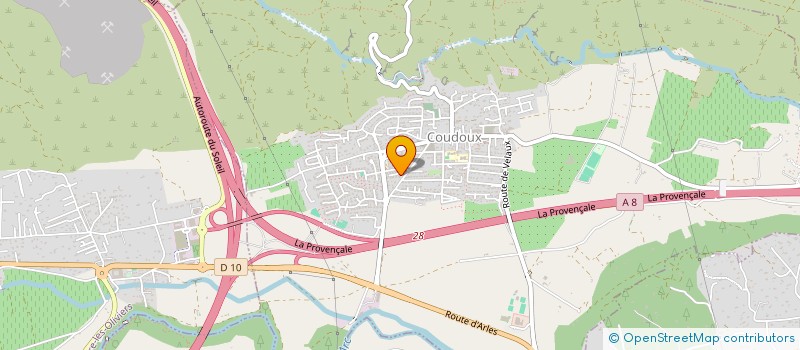 localisation de l'entreprise MONSIEUR LUCAS BATTISTETTI  COUDOUX