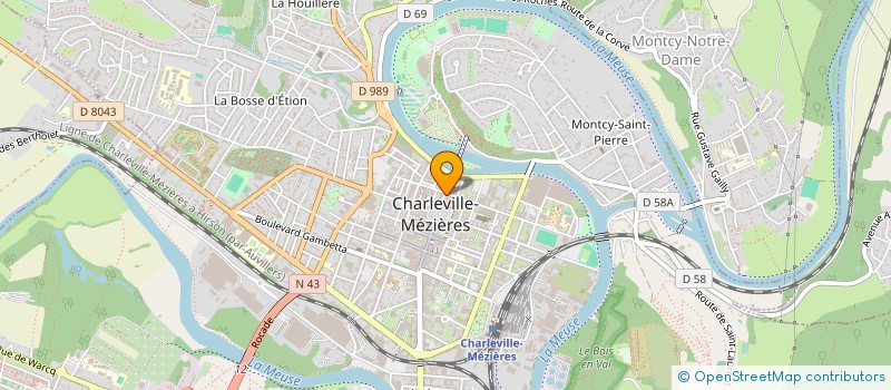 localisation de l'entreprise MONSIEUR LUCAS BAUMANN  CHARLEVILLE-MEZIERES