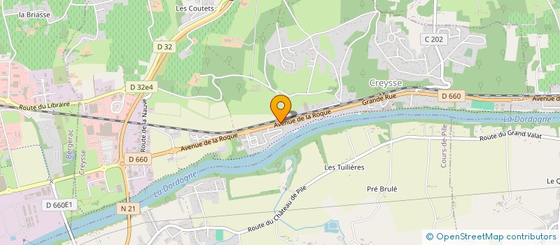 localisation de l'entreprise MONSIEUR LUCAS BAZIN  CREYSSE