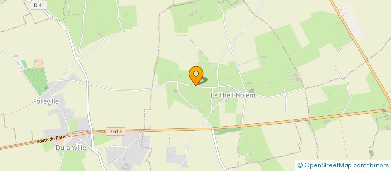 localisation de l'entreprise MONSIEUR LUCAS BEAUFORT à LE THEIL-NOLENT