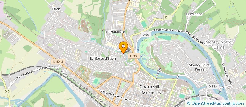 localisation de l'entreprise MONSIEUR LUCAS BEAUPERIN  CHARLEVILLE-MEZIERES