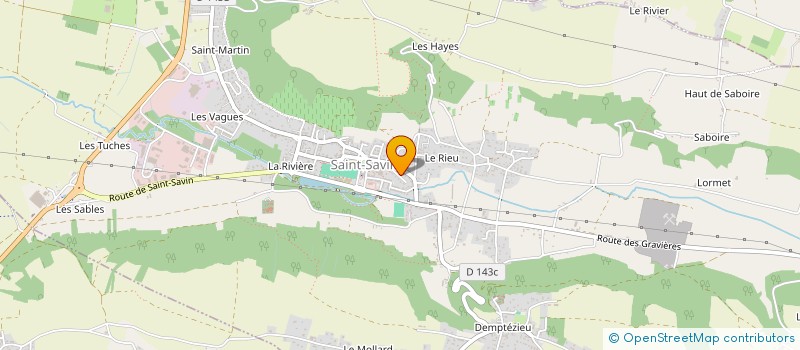 localisation de l'entreprise MONSIEUR LUCAS BECKER  SAINT-SAVIN