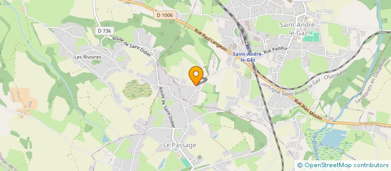 localisation de l'entreprise MONSIEUR LUCAS BEDIER  SAINT-ANDRE-LE-GAZ