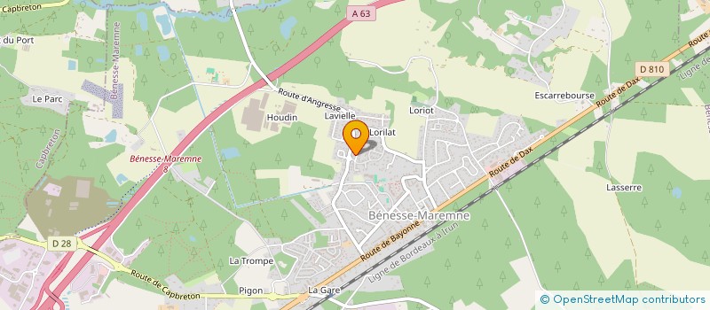 localisation de l'entreprise MONSIEUR LUCAS BEGARDS à BENESSE-MAREMNE