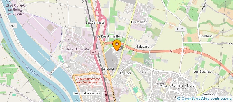 localisation de l'entreprise MONSIEUR LUCAS BELHAOUES  BOURG-LES-VALENCE