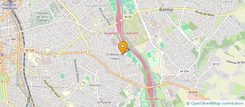 localisation de l'entreprise MONSIEUR LUCAS BELLANGER  TOULOUSE