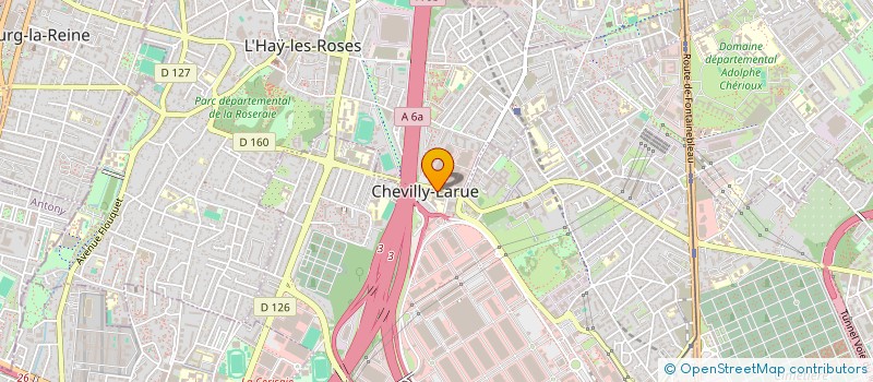 localisation de l'entreprise MONSIEUR LUCAS BELLEMAIN  CHEVILLY-LARUE