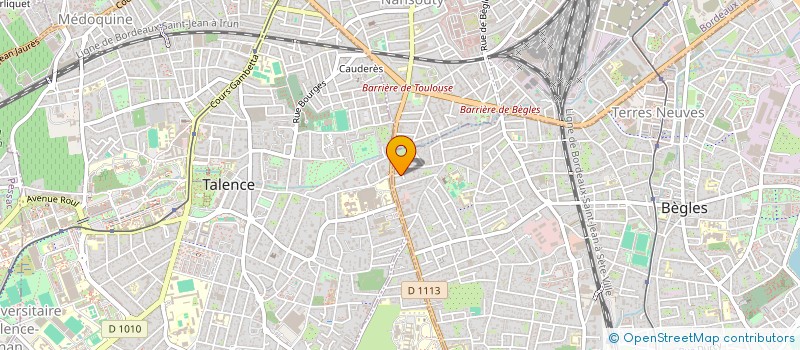 localisation de l'entreprise MONSIEUR LUCAS BELLOCQ à BEGLES