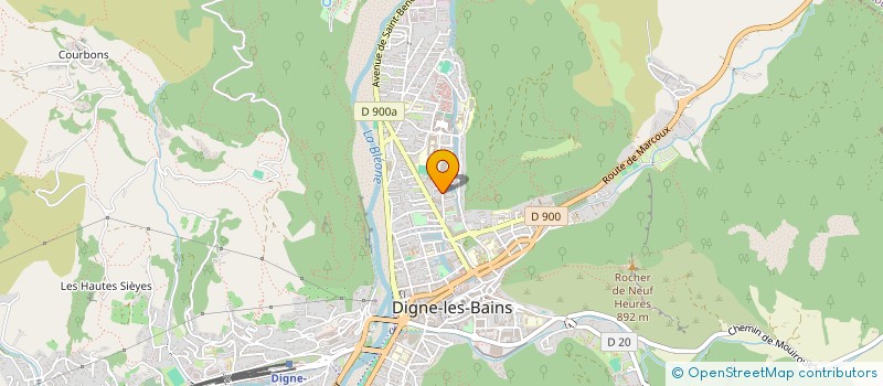 localisation de l'entreprise MONSIEUR LUCAS BENEVENTI à DIGNE-LES-BAINS