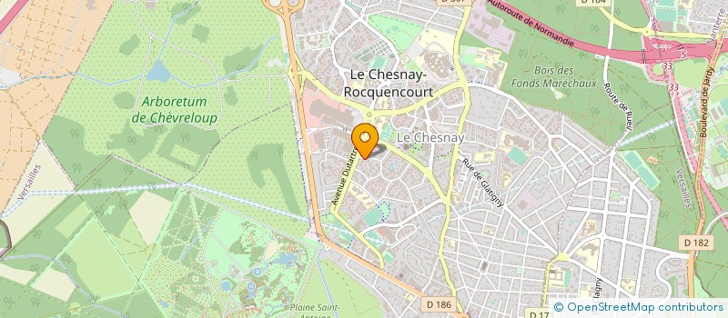 localisation de l'entreprise MONSIEUR LUCAS BENGUIGUI  LE CHESNAY-ROCQUENCOURT