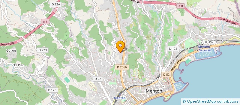 localisation de l'entreprise MONSIEUR LUCAS BENNICI à MENTON