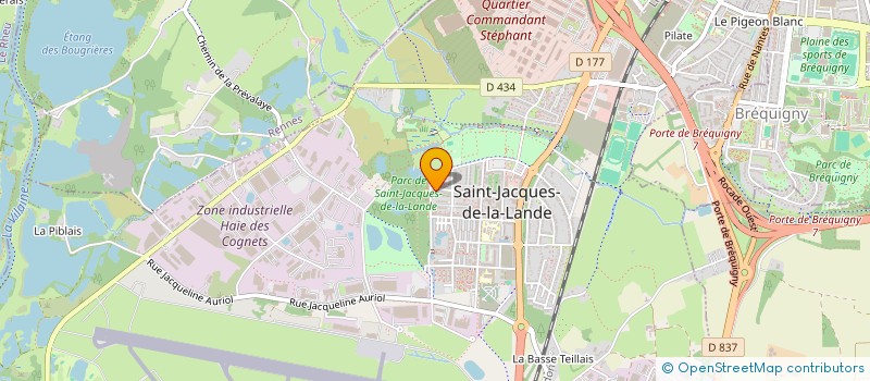 localisation de l'entreprise MONSIEUR LUCAS BERAIA  SAINT-JACQUES-DE-LA-LANDE