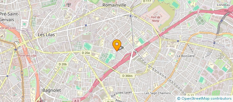 localisation de l'entreprise MONSIEUR LUCAS BEREAUX à BAGNOLET