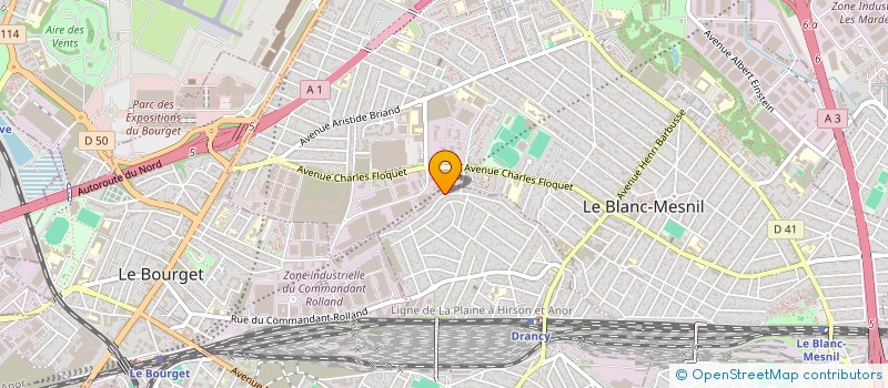 localisation de l'entreprise MONSIEUR LUCAS BERELL  DRANCY