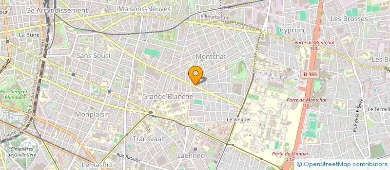 localisation de l'entreprise MONSIEUR LUCAS BERNARD à LYON
