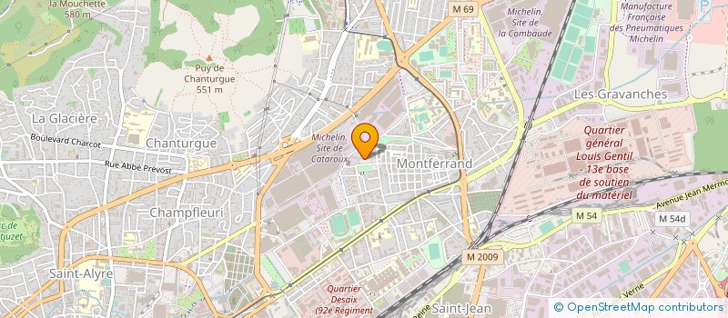 localisation de l'entreprise MONSIEUR LUCAS BERNARD GARSOU  CLERMONT-FERRAND