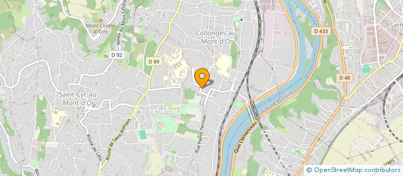 localisation de l'entreprise MONSIEUR LUCAS BERNARDET  CALUIRE-ET-CUIRE