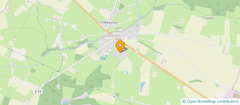 localisation de l'entreprise MONSIEUR LUCAS BERTHELOT  LOUAILLES