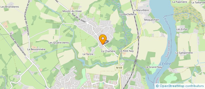 localisation de l'entreprise MONSIEUR LUCAS BERTHOME  LA CHAPELLE-SUR-ERDRE