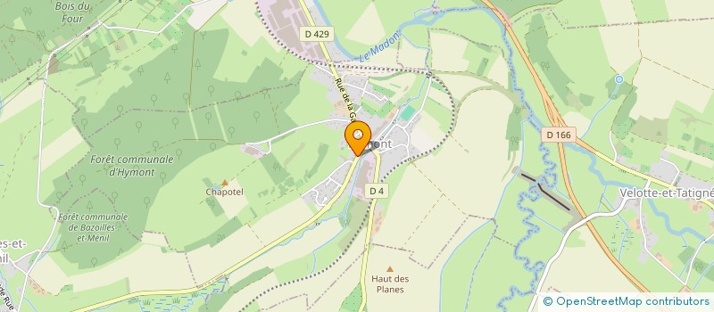 localisation de l'entreprise MONSIEUR LUCAS BETTON  HYMONT