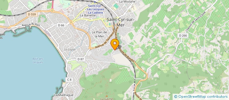 localisation de l'entreprise MONSIEUR LUCAS BIANCIOTTO à SAINT-CYR-SUR-MER