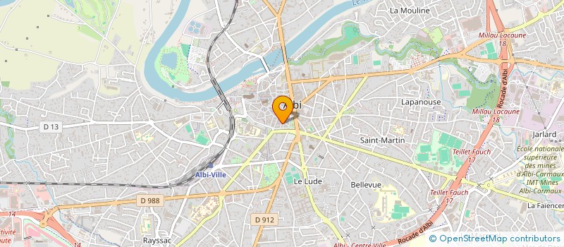 localisation de l'entreprise MONSIEUR LUCAS BLANCHARD-HOARAU à ALBI